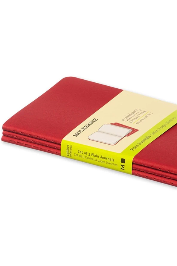 Cahier Large 3'lü Çizgisiz Not Defter, 13x21cm - 5