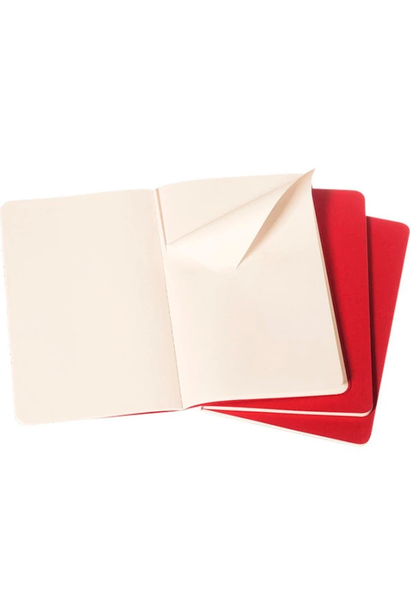 Cahier Large 3'lü Çizgisiz Not Defter, 13x21cm - 6