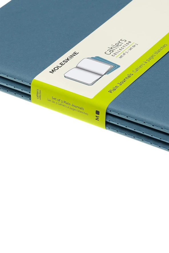 Cahier XL 3'lü Çizgisiz Not Defter, 19x25cm - Resim 2