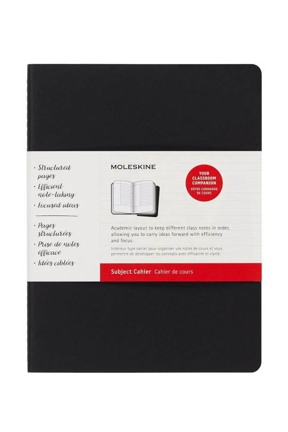 Subject Cahier XL 2'li Çizgili Bölümlü Not Defter, 19x25cm - 2