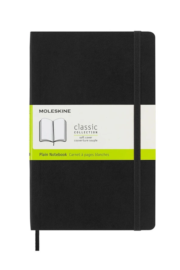 Klasik Koleksiyon Not Defteri Large 13x21cm Yumuşak Kapak Çizgisiz 240 Sayfa