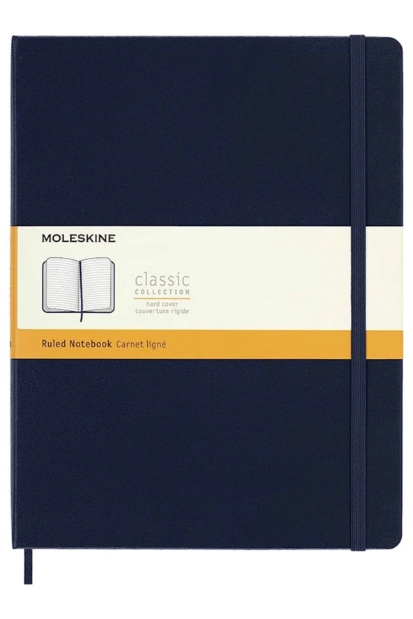 Klasik Koleksiyon Not Defteri 19x25cm Sert Kapak Çizgili 192 Sayfa