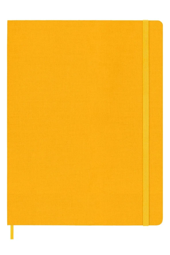 Premium Koleksiyon Not Defteri XL 19x25cm Sert Tekstil Silk Kapak Çizgili 192 Sayfa