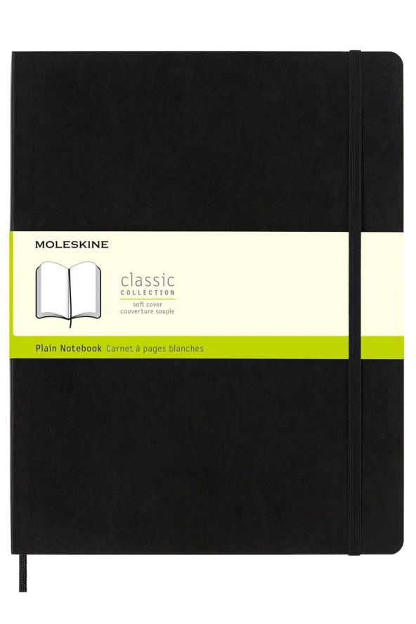 Klasik Koleksiyon Not Defteri XXL 21,59x27,94cm Yumuşak Kapak Çizgisiz Konsept Defter