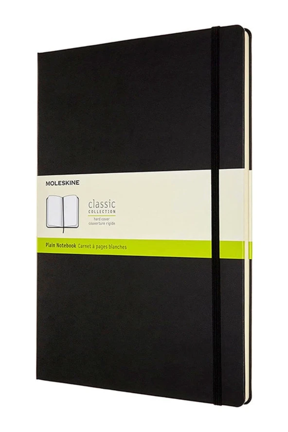 Klasik Notebook A4 Boyutu 21x29,7cm 192 Sayfa Çizgisiz Sert Kapak
