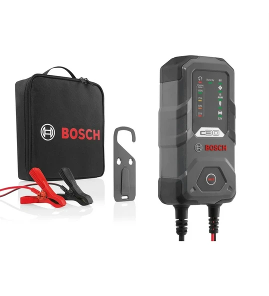 Bosch C30 Akü Şarj Cihazı 6/12V