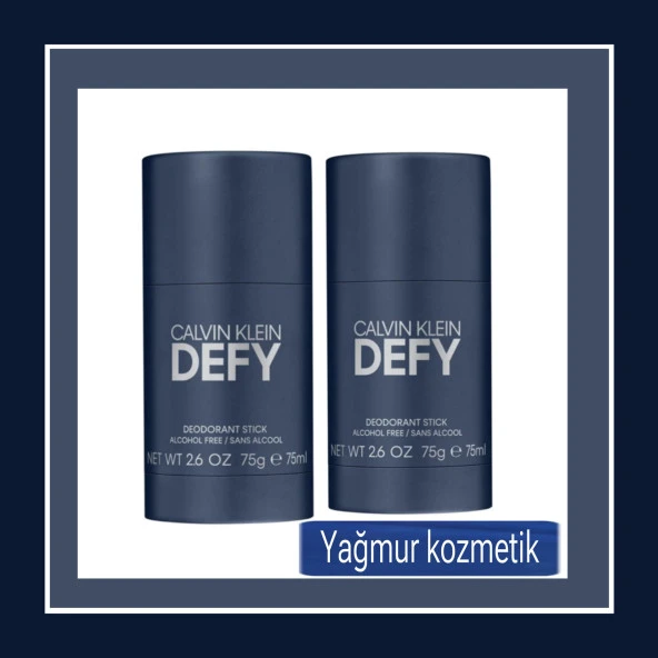 Calvin Klein Defy Erkek Deo Stick 75gr. Erkek 2Li Set