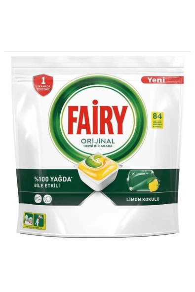 Fairy Bulaşık Makinesi Tableti 84 Yıkama