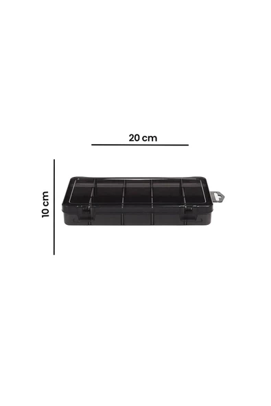 15 Bölmeli Ayarlanabilir Takı Organizeri, Boncuk Küpe Kolye Yüzük Toka Kutusu Düzenleyici Royaleks-LV-145 - 5