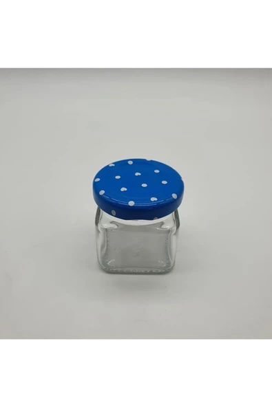 Mini Kare 6 Lı Cam Kavanoz 40cc Royaleks-SGM06224 - 4