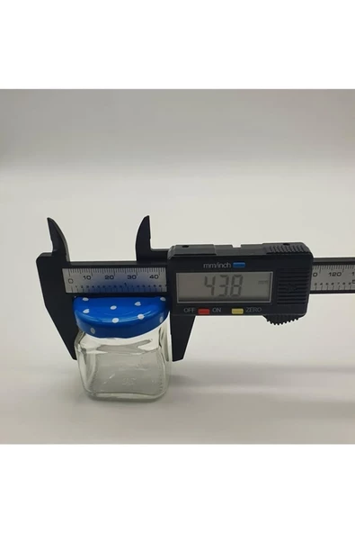 Mini Kare 6 Lı Cam Kavanoz 40cc Royaleks-SGM06224 - 6