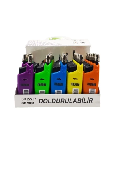 Uzayabilir & Doldurulabilir Renkli Mutfak Çakmağı (1 ADET) Royaleks-KA111-0440 - 3