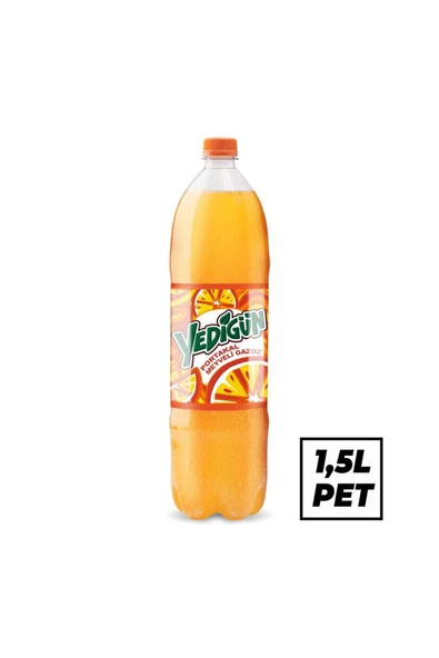 Yedigün Portakal Meyveli Gazoz 1,5 Lt X 6 Adet - 2