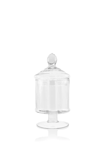 Cylinder Kapaklı Ayaklı Sunum 23 Cm Fanus Şekerlik Royaleks-81950 - 2