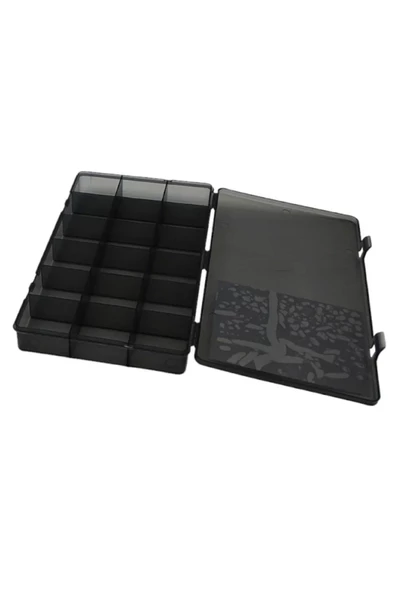 Lova 18 Bölmeli Plastik Takı Düzenleyici Kutu 25x15x3 Cm Royaleks-LV-148 - 2