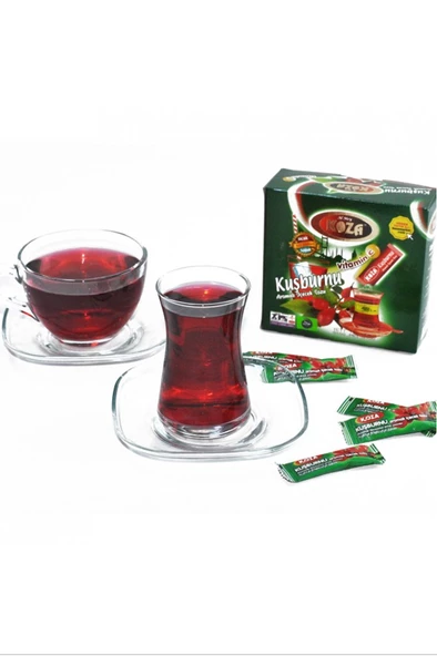 Koza Tek İçimlik Kuşburnu Aromalı Toz İçecek 50'li - 2