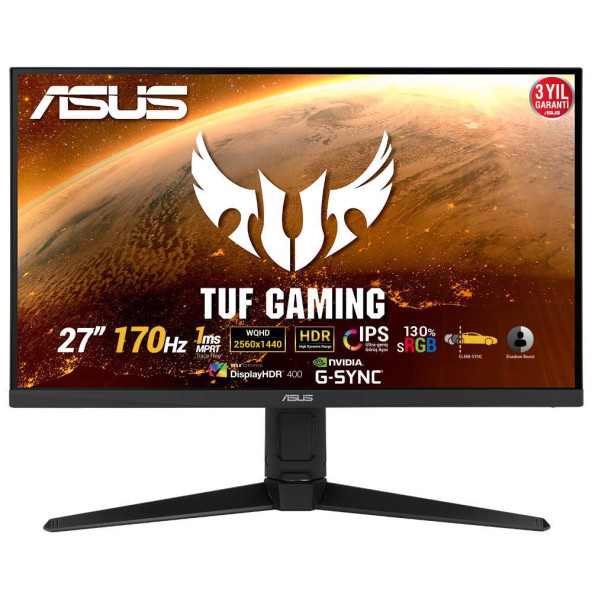 Asus TUF Gaming VG27AQL1A 27" 170Hz 1ms (HDMI+Display) G-Sync FreeSync 2K IPS LED Monitör