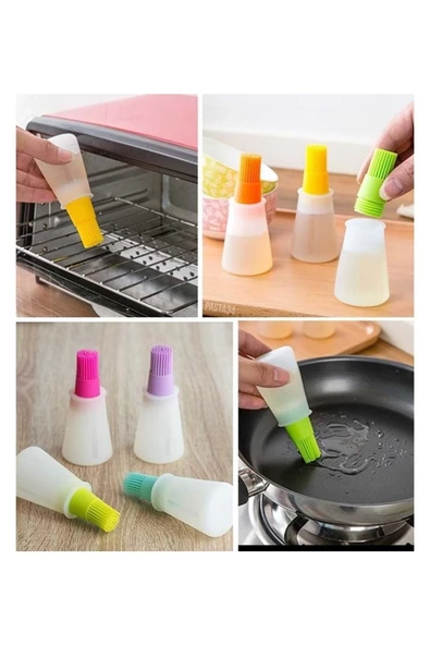 Yakut Hazneli Silikon Yumurta Fırçası Royaleks-9710 - 2