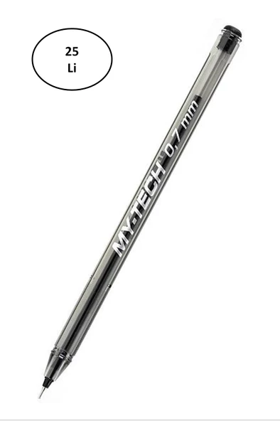 Pensan My Tech Tükenmez Kalem 0.7 Mm Siyah 25'li - 2