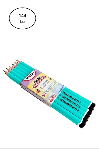 Fatih Kurşun Kalem Pastel Mercanlı 144'lü - 2