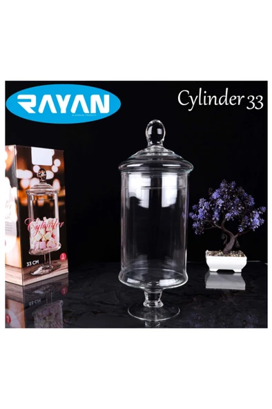 Rayan 33 Cm Ayaklı Fanus Şekerlik