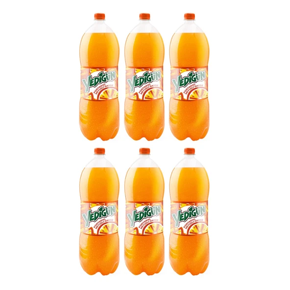 Yedigün Portakal Meyveli Gazoz 2,5 Lt X 6 Adet - 2