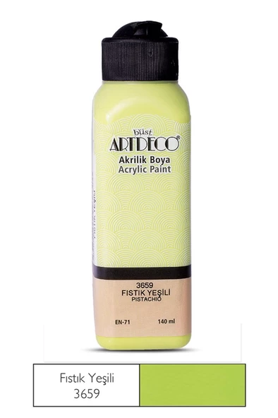Artdeco Akrilik Boya 140 Ml Sütlü Fıstık Yeşili 3659