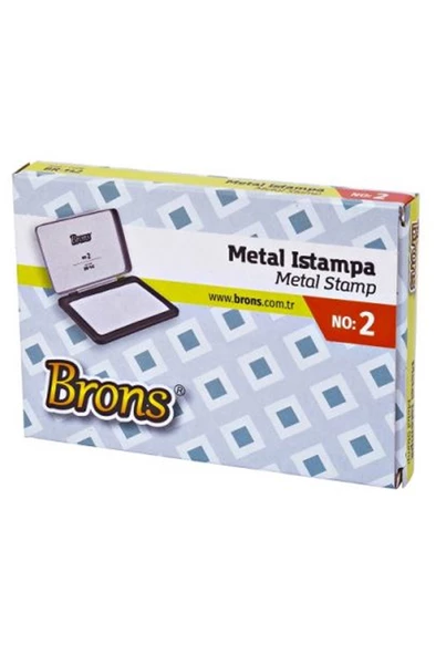 Brons Metal Istampa No.2 8,5X12 Cm - 2
