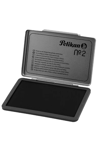 Pelikan Metal Istampa No:2 7x11 cm Siyah