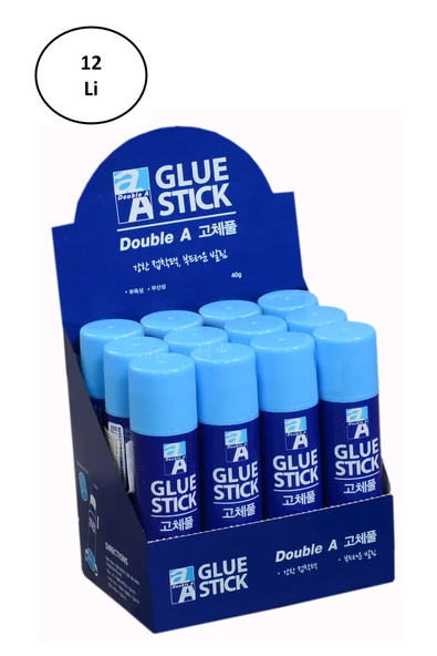 Double A Glue Stick 40 Gram Yapıştırıcı 12'li - 2