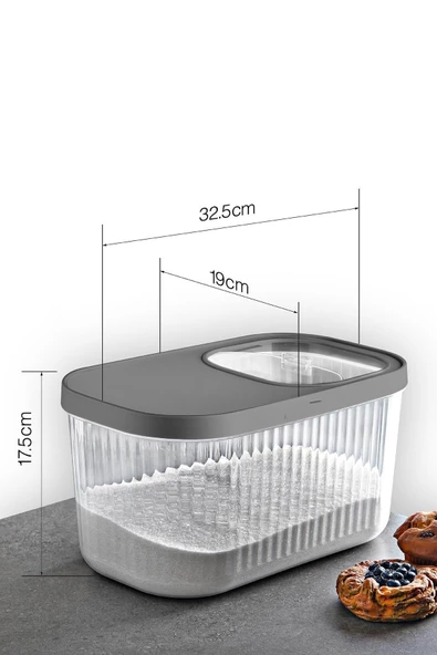 Multi Box Çok Amaçlı Kapaklı Saklama Kabı 7.5 Lt 17,5x32,5x19 cm - 2