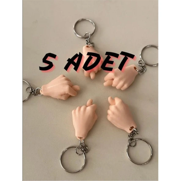 Nah Anahtarlık Ten Rengi 5 Adet - 4