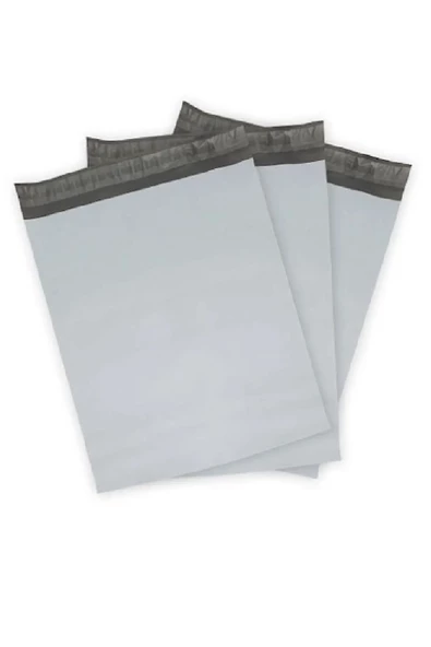 Cepsiz Orta Boy Kargo Poşeti 30x37+5 cm - 300 Adet (40+40=80 Mikron) - 2