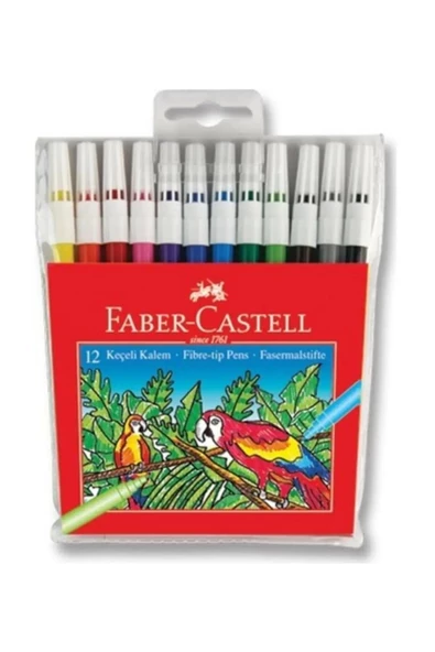 Faber Castell 4 lü Boyama Seti 12 Renk Pastel+Sulu+Kuru+Keçeli Kalem - 2