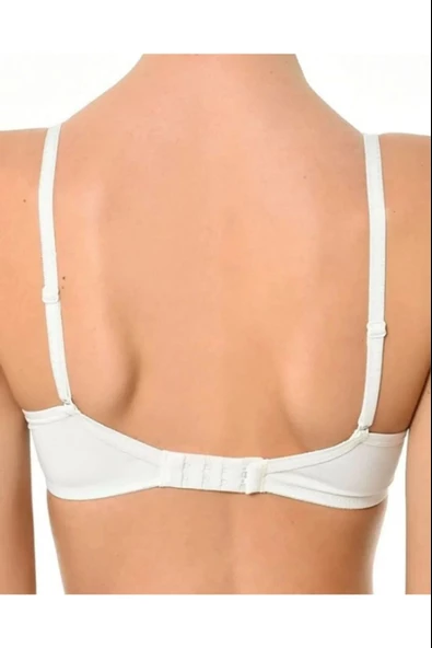 Orkide Kadın Ekru Günlük Basic Dolgulu Push-Up Sütyen 2250 - 4