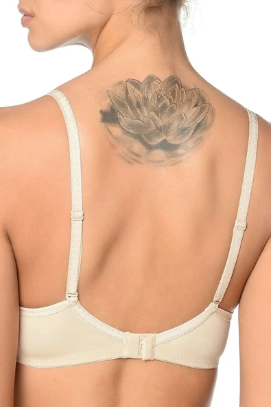 Orkide Kadın Ten Günlük Basic Dolgulu Push-Up Sütyen 2250 - 8
