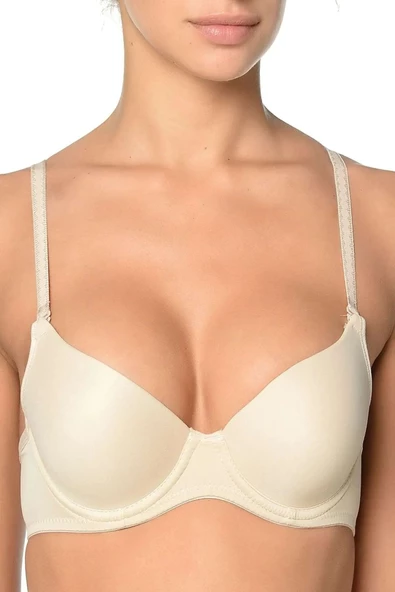 Orkide Kadın Ten Günlük Basic Dolgulu Push-Up Sütyen 2250 - 3