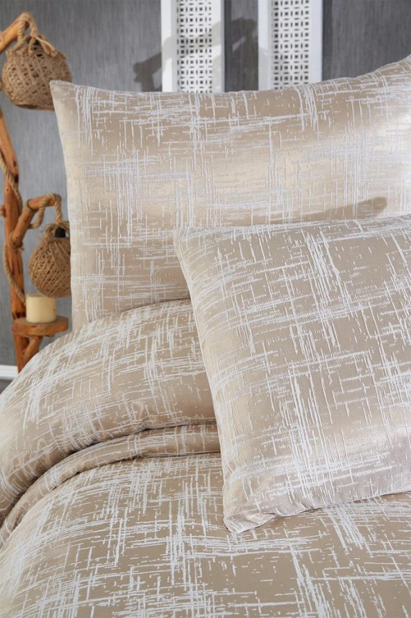 Çeyiz Diyarı Latife Yatak Örtüsü Cappucino - Resim 2