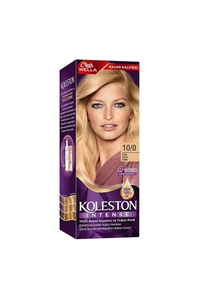 Koleston Intense Saç Boyası 10/0 Çok Açık Sarı - Salon Kalitesi - 3