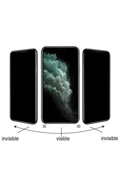 Samsung A02s Uyumlu Hayalet Ekran Gizli Tam Kaplayan Kırılmaz Cam Seramik Ekran Koruyucu Film - 5
