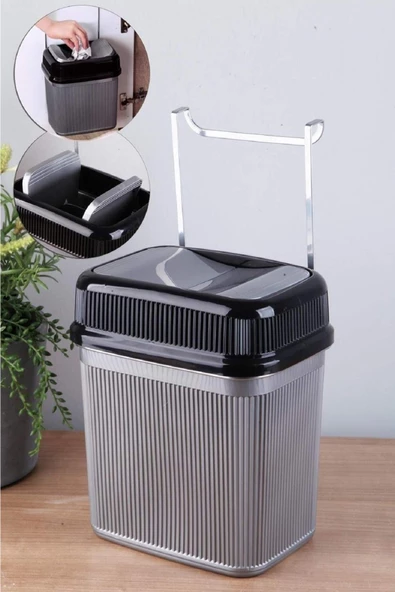 Askılı Dolap İçi Çöp Kovası 5,5 Lt - 4