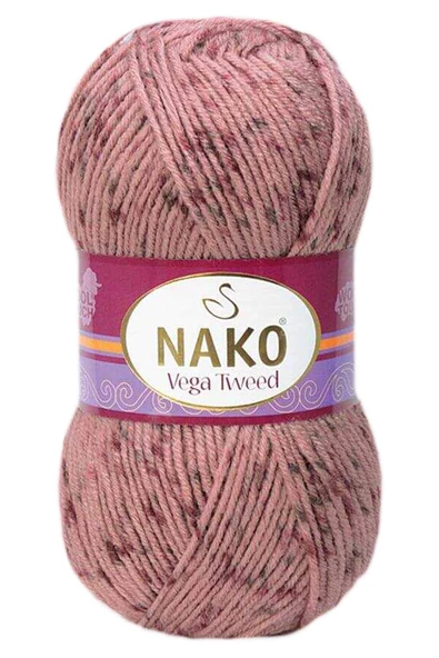 5 Adet Vega Tweed Premium Akrilik El Örgü İpi Yünü No: 31760 - 5