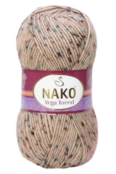 5 Adet Vega Tweed Premium Akrilik El Örgü İpi Yünü No: 31751 - 5