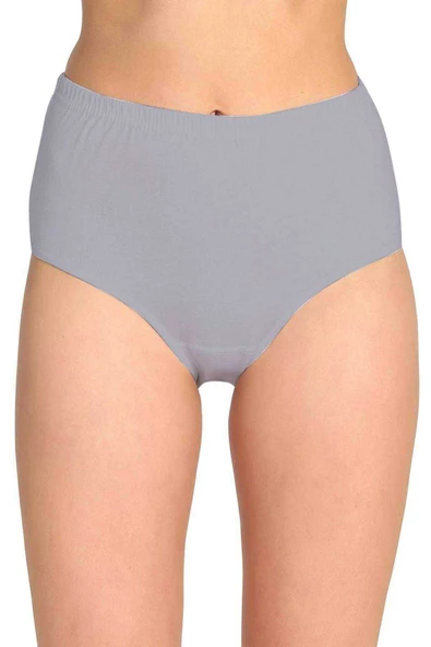 2 Adet Tutku Kadın Yüksek Bel Bato Kalın Lastik Külot S6 - 6