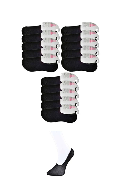 Siyah Kadın Babet Çorap 15 çift ürün görseli