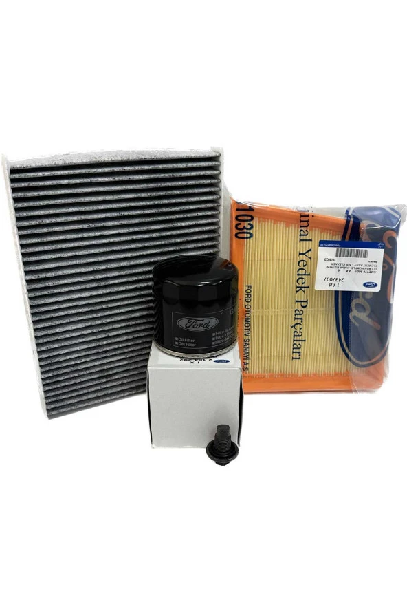 Ford B-Max 1.0 Ecoboost Filtre Bakım Seti 2012-2018 Hava+Yağ+Karbonlu Polen Filtresi ürün görseli 1