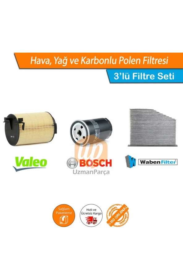 Audi A3 1.6 Filtre Seti Valeo Bosch Wbn Karbonlu 2004-2012