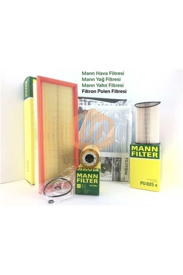 Skoda Octavia 1.6 TDi CAY Dizel Filtre Bakım Seti 2010-2012