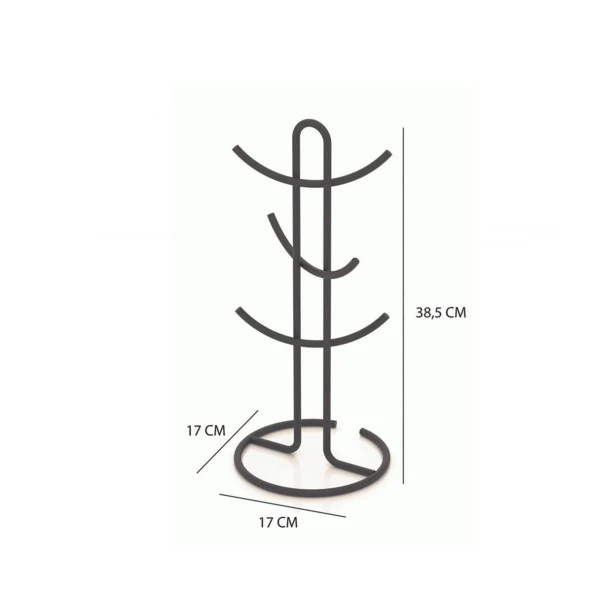 Tekno Tel MG-303 Kupa Fincan Askısı Siyah - 3