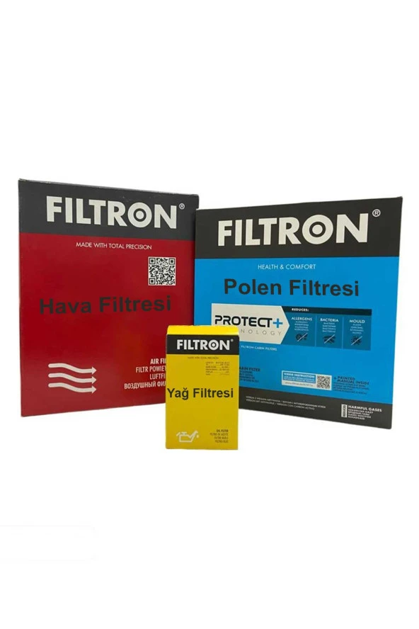 Toyota Hilux 2.5 Dizel Mann Filtron Filtre Bakım Seti 2006-2014 Hava+Yağ+Standart Polen ürün görseli 1